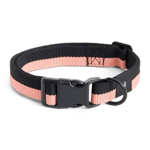 HAY Dogs Collar Flat M/L: 65 cm - Pink/Black 