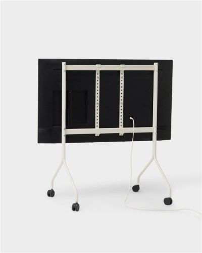 Standfuß Pipe Moon Rollin' TV Stativ 107x78 cm - Pearl