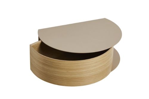 Woud Wallie Regal L: 30 cm – Eiche/Graubeige 