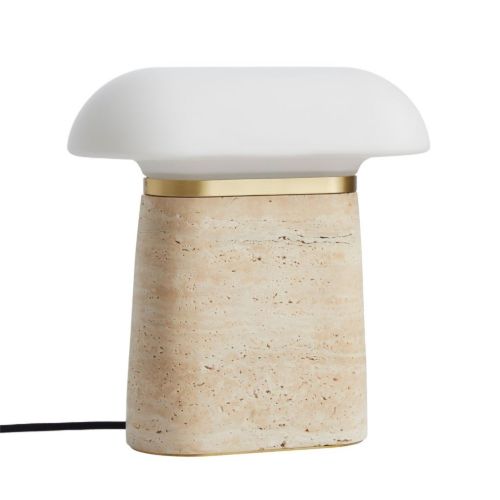 Woud Nova Bordlampe H: 27,5 cm - Travertin