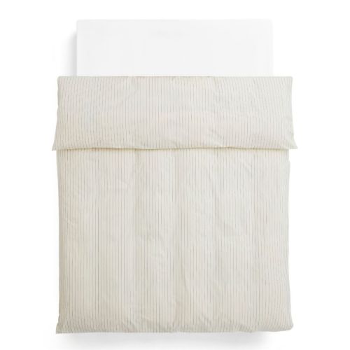 HAY Fineline Duvet Cover 200x200 cm - Ivory