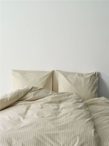 HAY Fineline Bettbezug 200x200 cm - Elfenbein
