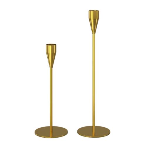 Piet Hein 2 Pak Venus MAXI  + Jupiter MAXI  Lysestage - Messing