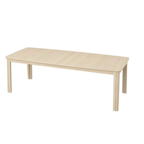 Skovby SM108 Spisebord L: 238-391 cm - Hvidolieret Eg
