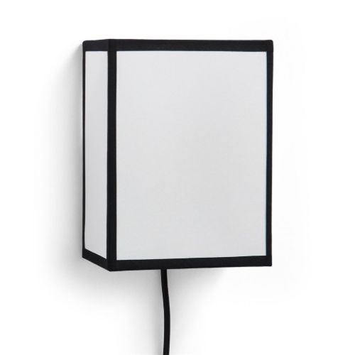 HAY Ava Square Wall Lamp H: 20,5 cm - Paper/White 