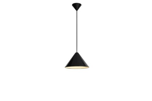 HAY Compass Pendelleuchte 260 Ø: 26 cm - Aluminium/Soft Black