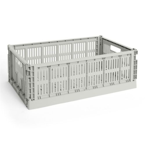 HAY Colour Crate Large L: 53 cm - Grey