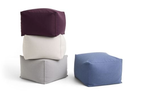 HAY Pouf Story 40x49 cm - Burgunderrot