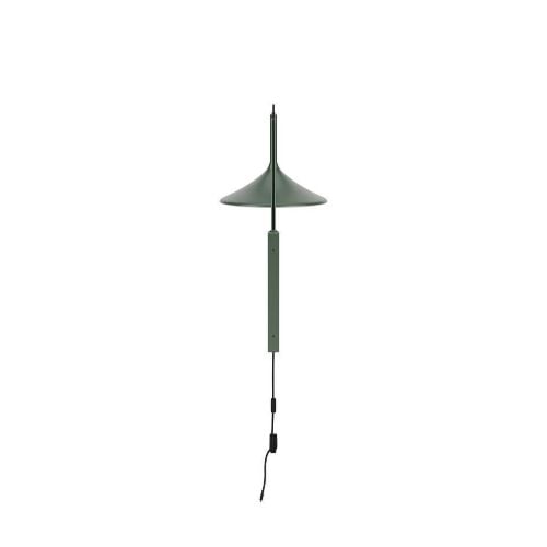 FDB Furniture U18 Hasle Wandleuchte Kurz H: 68,5 cm - Olivgrün