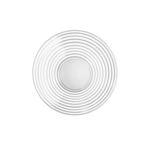 FDB Møbler U12 Sletterhage Væglampe u. Ledning Ø: 20,8 cm - Aluminium/Opal Riflet Glas