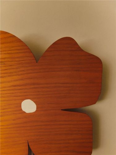 Ferm Living Poesie Lampe B: 37 cm - Eg/Brun Ler