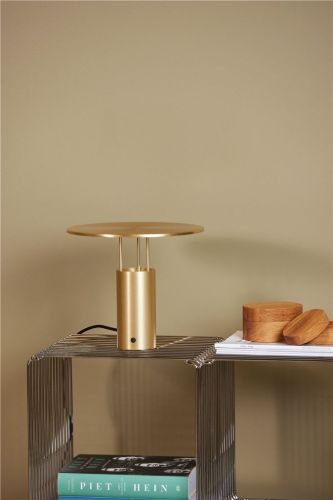Piet Hein Tempel 280 Tischlampe H: 24,5 cm - Aluminium/Messing