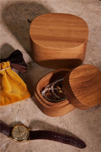Piet Hein Superelliptische Box 8x10 cm - Eiche