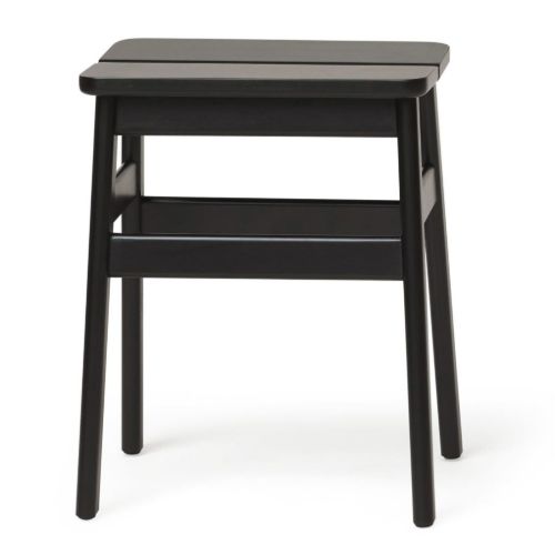 Form & Refine Angle Stool B: 38 cm - Sort Bøg