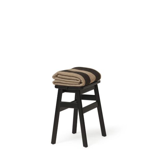 Form & Refine Angle Hocker B: 38 cm - Schwarze Buche