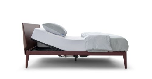 Auping Essential Bettgestell 180x200cm - Aluminium/Burgund
