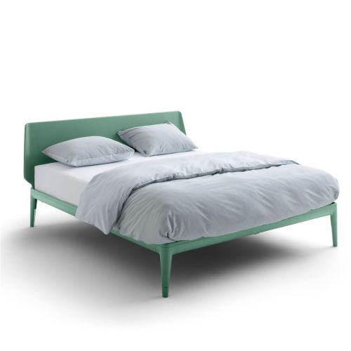Auping Essential Sengeramme 180x200cm - Aluminium/Pastille Green