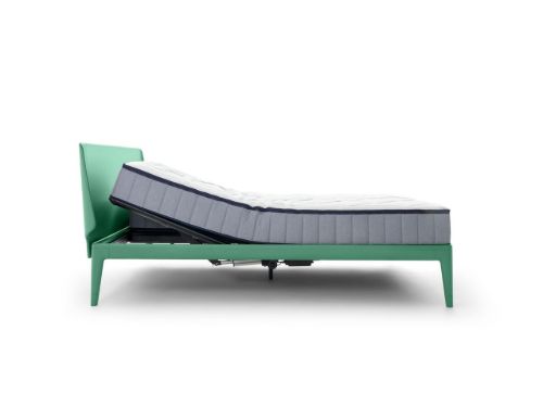 Auping Essential Bettgestell 180x200cm - Aluminium/Pastillengrün