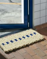 Bild von HAY Coco Fußmatte Dot 80x40 cm - Weiß/Blau