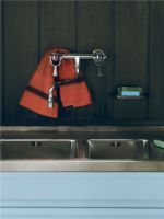 Bild von HAY Linear Geschirrtuch 80x52 cm - Warm Red