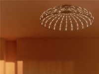 Bild von FLOS Skynest Deckenleuchte Ø: 21,6 cm - Anthrazit