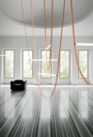Bild von FLOS Wireline Pendelleuchte m. Dali Dimmer L: 405 cm – Pink (Nur im Geschäft)