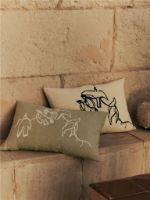 Bild von Ferm Living Vuelo Kissen 60x40 cm - Natur