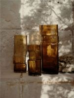 Bild von Ferm Living Muro Vase H: 30 cm - Recycelter Bernstein