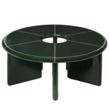 Bild von Ferm Living Deya Couchtisch Ø: 80 cm - Dunkelgrün