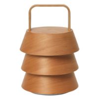 Bild von Ferm Living Luver Tragbare Lampe H: 22 cm - Natur