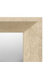 Bild von Ferm Living Lancet Spiegel B: 63,5 cm - Travertin