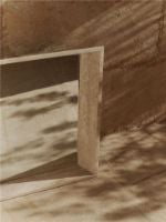 Bild von Ferm Living Lancet Spiegel B: 63,5 cm - Travertin