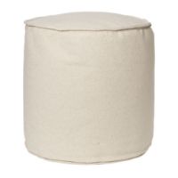 Bild von Ferm Living Aun Baumwoll-Pouf Ø: 40 cm - Cremeweiß
