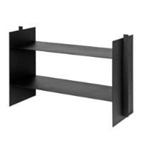Bild von Ferm Living Lager Low Rack B: 77 cm - Schwarz