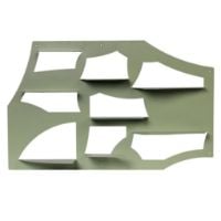 Bild von Ferm Living Leta Regal B: 80 cm - Teegrün