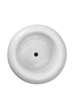 Bild von Ferm Living Rollo Topf H: 46 cm - Weiß