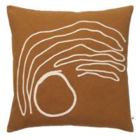 Bild von Ferm Living Jot Kissen 50x50 cm - Gealtertes Gold