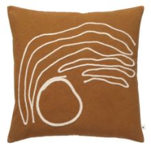 Bild von Ferm Living Jot Kissen 50x50 cm - Gealtertes Gold