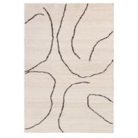 Bild von Ferm Living Gesso Juteteppich 140x200 cm - Cremeweiß/Dunkelfeige