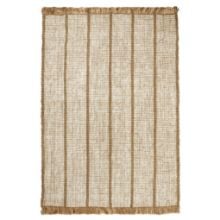 Bild von Ferm Living Athens Stripes Teppich 200x300 cm - Natur/Off-White