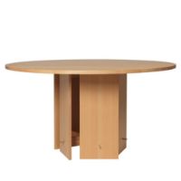 Bild von Ferm Living Aukko Esstisch Ø: 140 cm - Douglasie