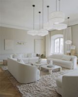 Bild von New Works Kite Pendelleuchte Ø: 75 cm - Weiß
