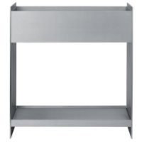 Bild von Ferm Living Lager Pflanzenkasten mit Regal B: 60 cm - Aluminium