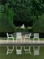 Bild von HAY Palissade Stuhl SH: 45 cm - Cremeweiß