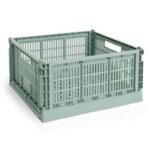 Bild von HAY Colour Crate Large Square 42x42 cm - Salbeigrün
