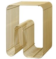 Bild von AYTM Curva Hocker H: 43 cm - Gold
