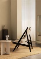 Bild von Audo Copenhagen Knitting Lounge Chair - Schwarze massive Eiche/Barnum Bouclé 24