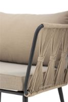 Bild von Bloomingville Pavone Loungesessel-Set, 2-teilig. SH: 40 cm - Braun