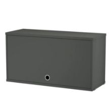 Bild von String Furniture Schrank mit Klapptür 78x42 cm - Dunkelgrau