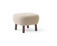 Bild von &Tradition Little Petra ATD1 Pouf H: 37 cm – Geölter Walnuss/Karakorum 003